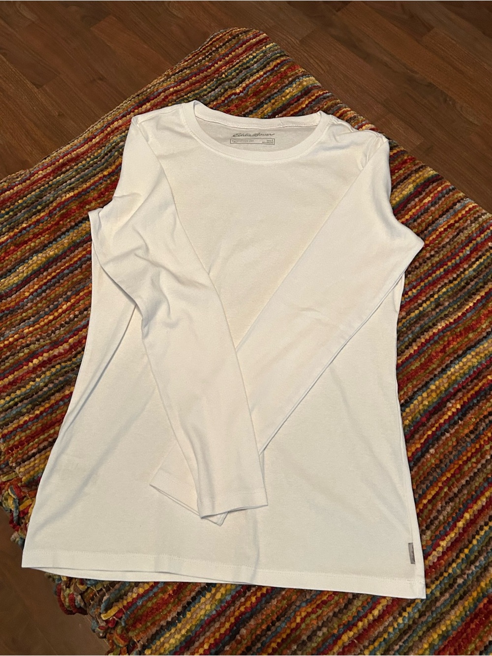 Eddie Bauer Women's Long Sleeve cotton Crewneck Tops size large - Picture 5 of 6